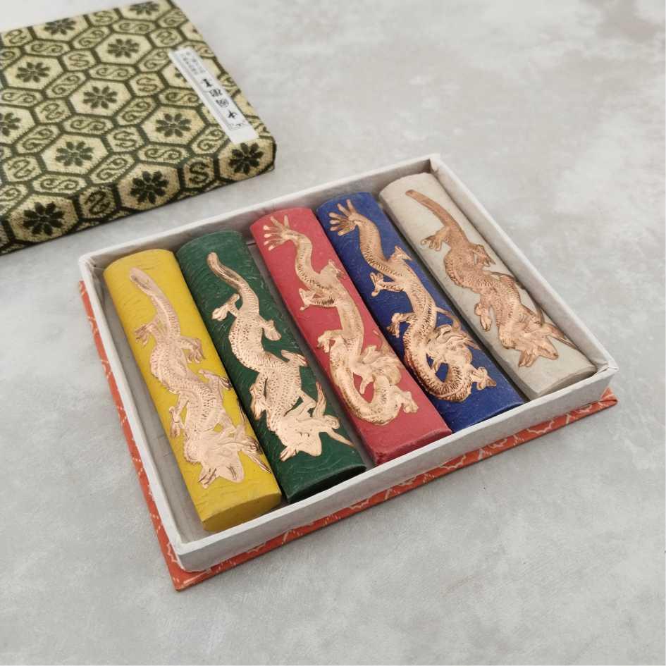 Тушь сухая китайская / 5 цветов