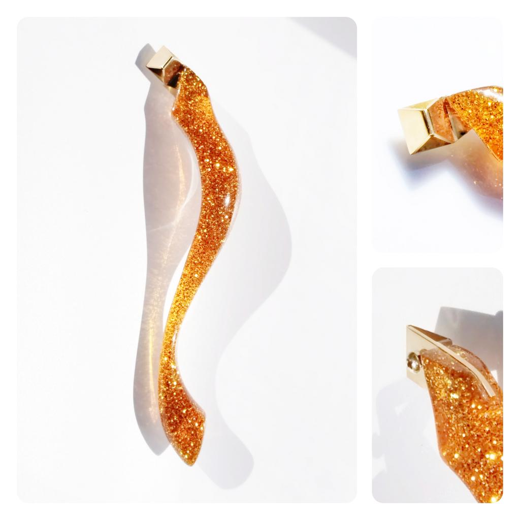 Косой эргономичный держатель с винтовым фланцем №k14-9 / эс