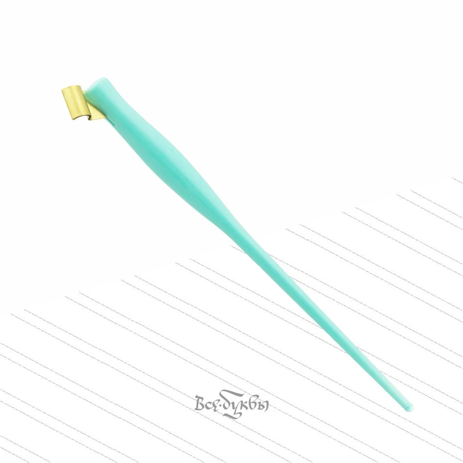 Косой держатель "мятный" / пластик