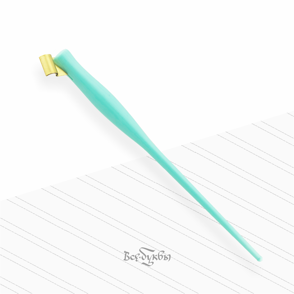 Косой держатель "мятный" / пластик