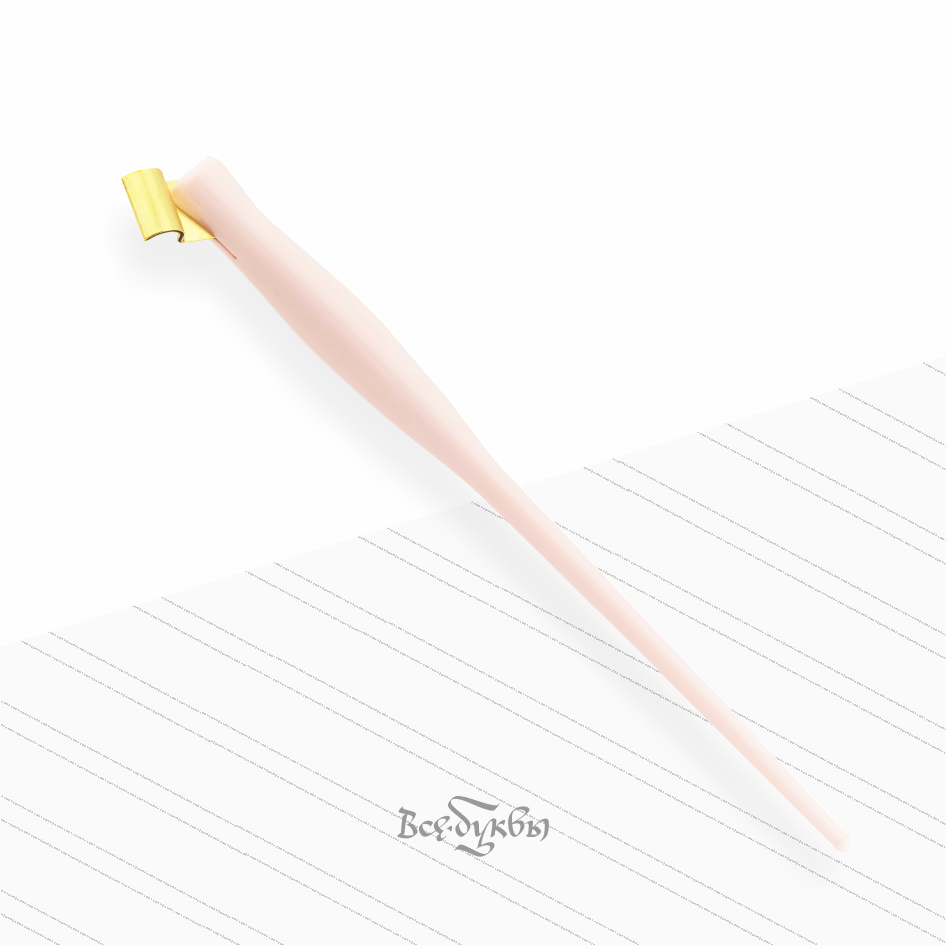 Косой держатель "нежно-розовый" / пластик