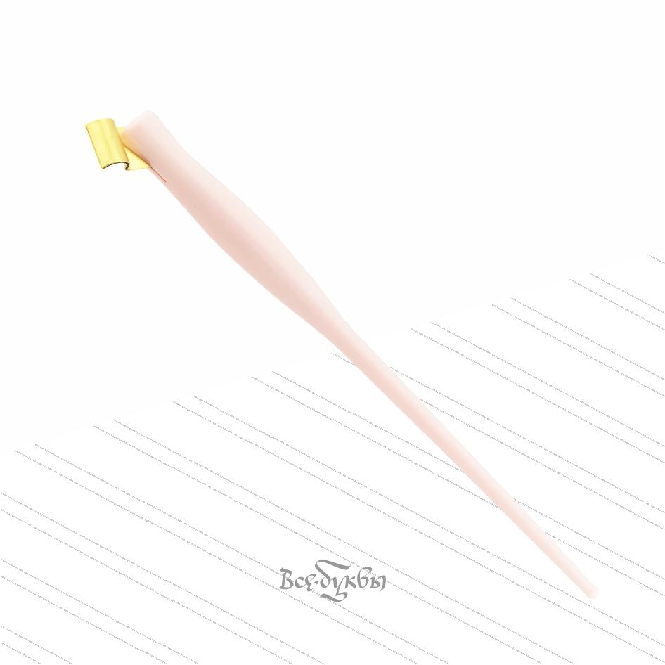 Косой держатель "нежно-розовый" / пластик