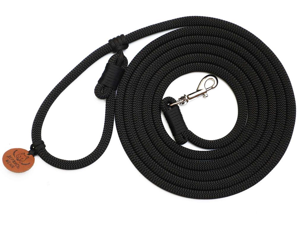 Поводок-перетяжка (Черный 10мм)