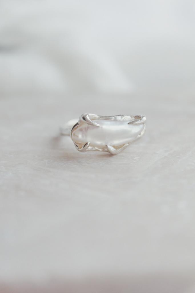 Кольцо с жемчугом #3