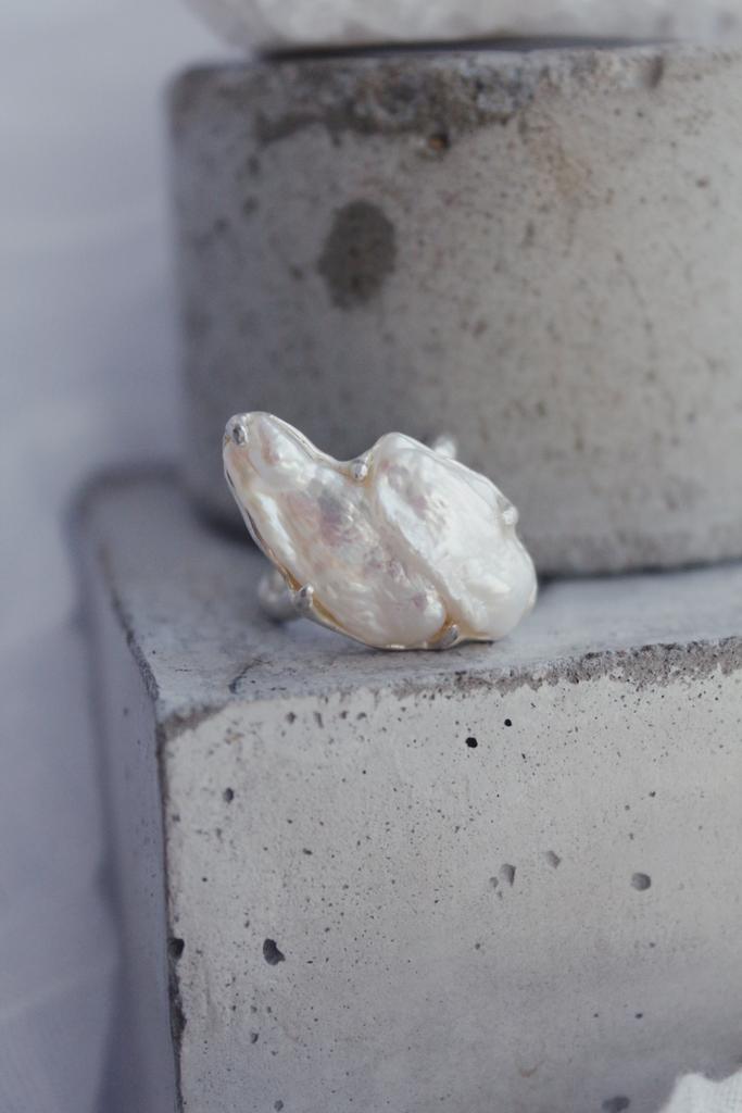 Кольцо с жемчугом #5