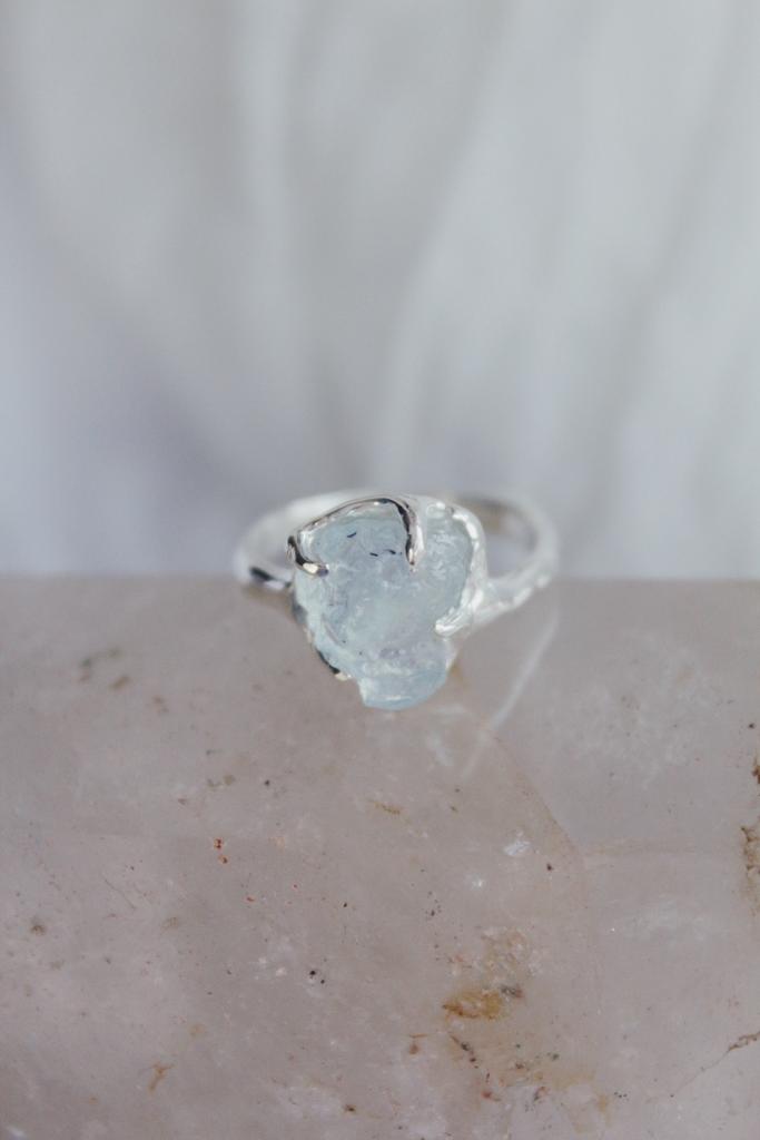Кольцо с аквамарином #1