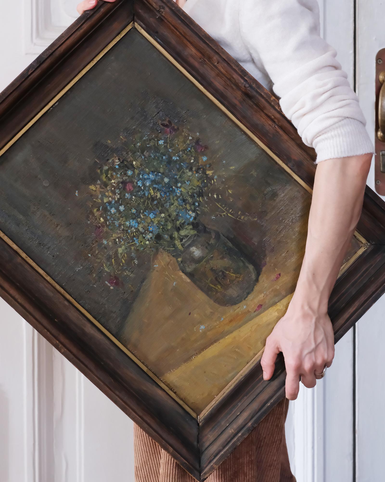 «Натюрморт с незабудками», 1987 год