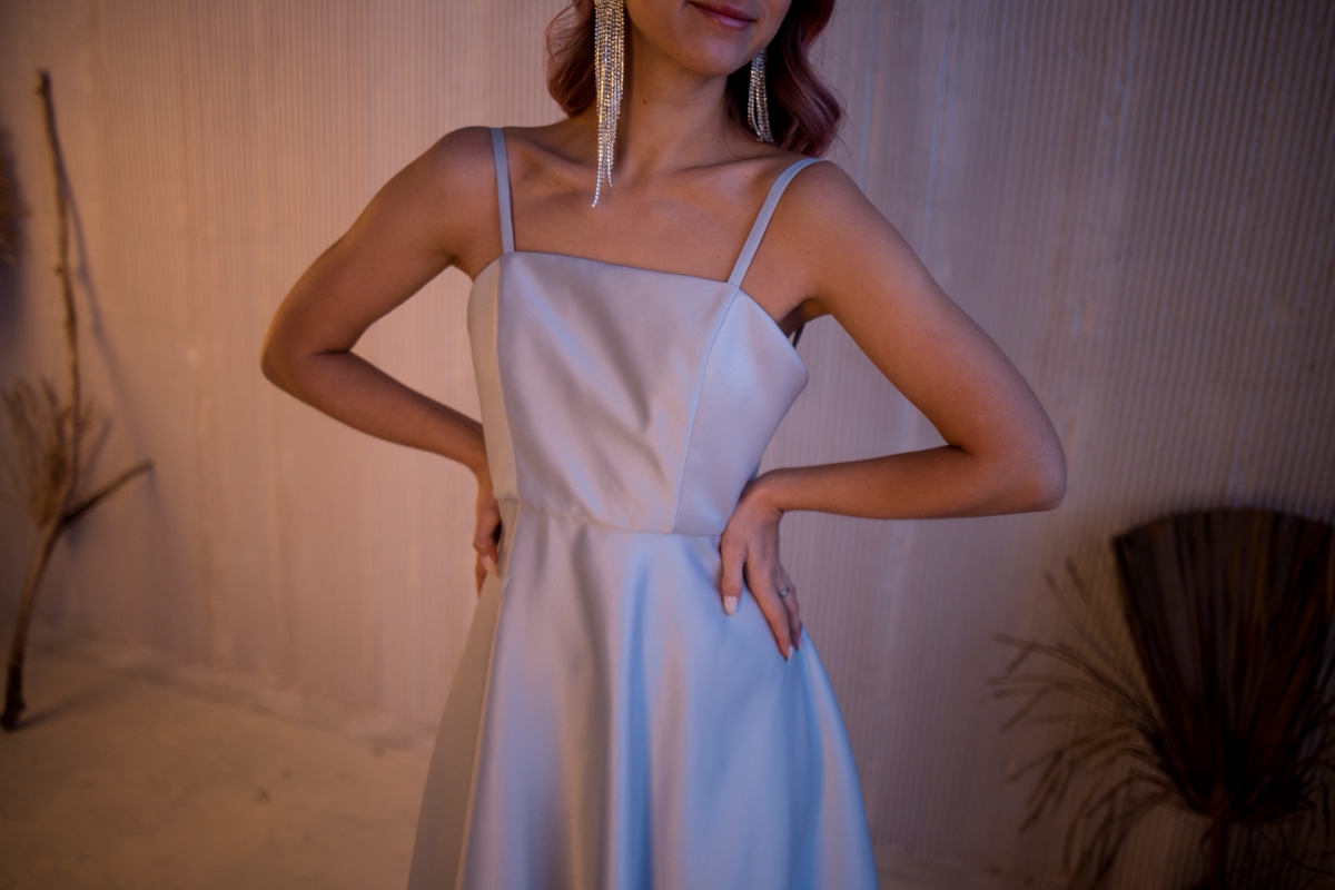 платье Megan gray midi