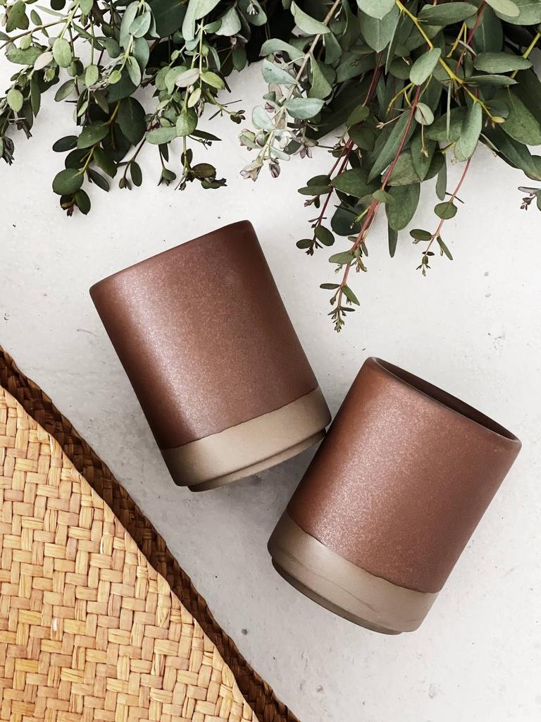 Коричневый стакан для кофе Tetriflat