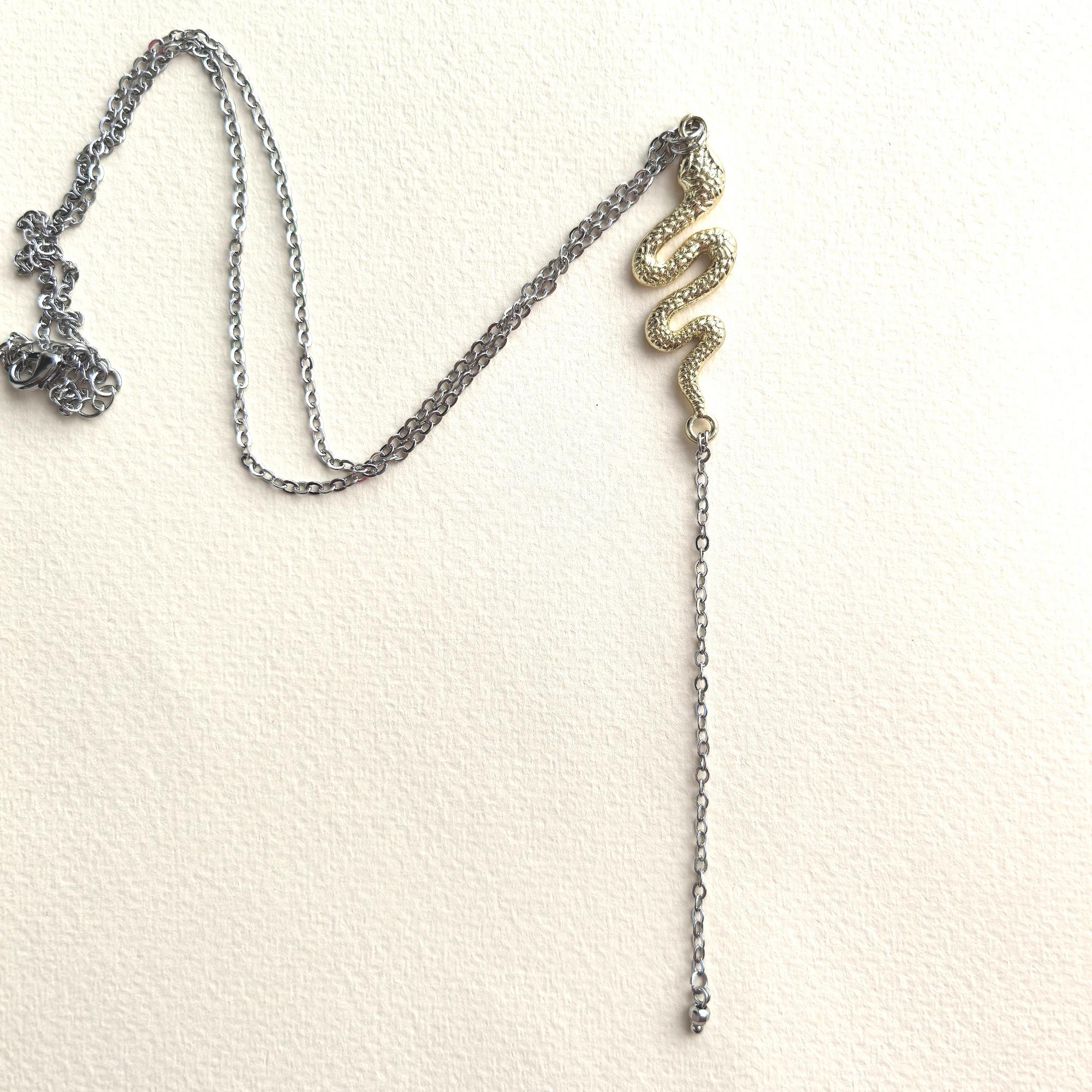 Колье галстук Змея