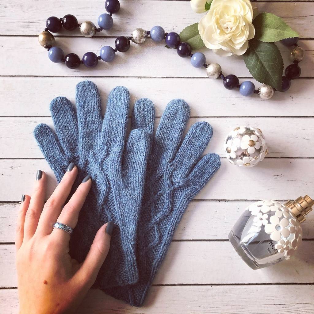 Celtica gloves - описание вязания