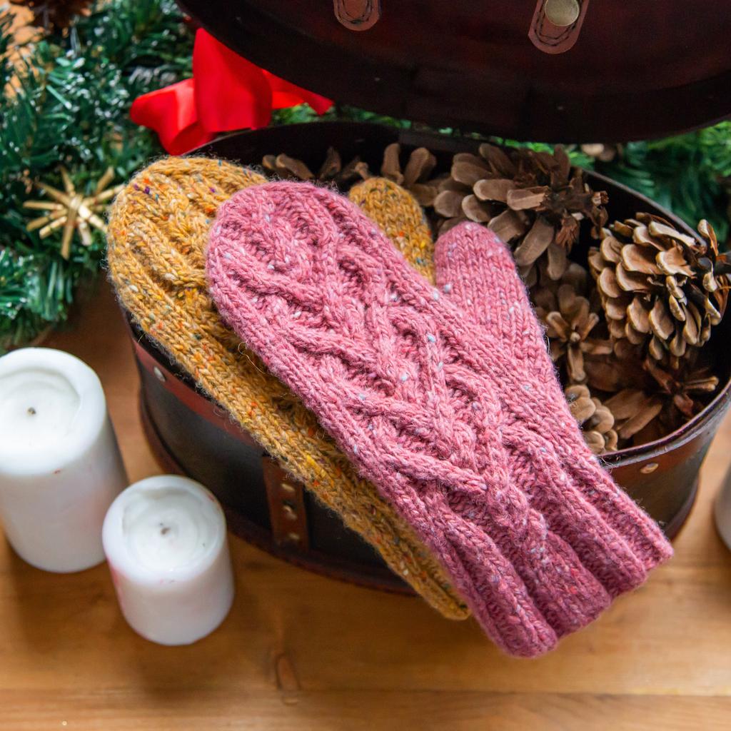 Alaska mittens - описание вязания