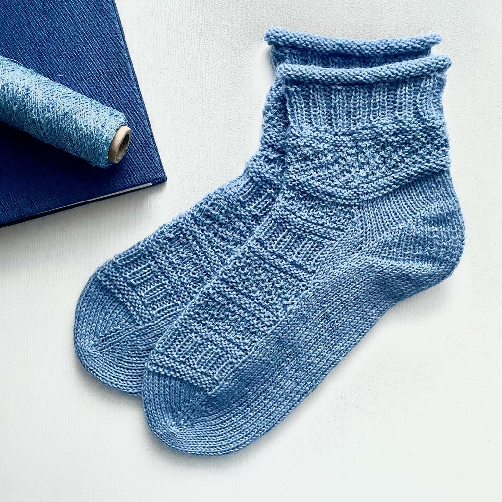 Star of Bombay socks - описание вязания