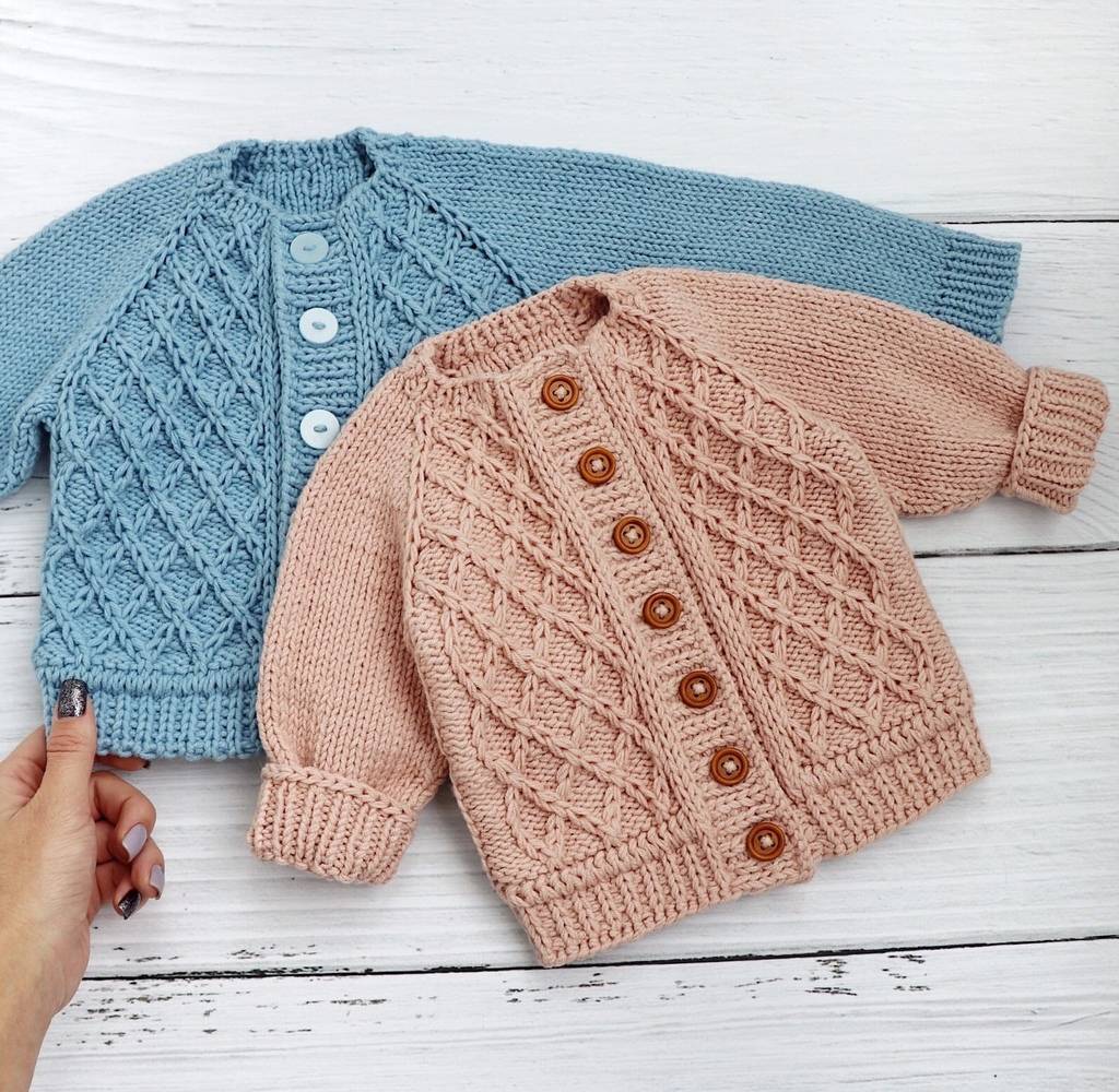 Ромбиковый кардиган