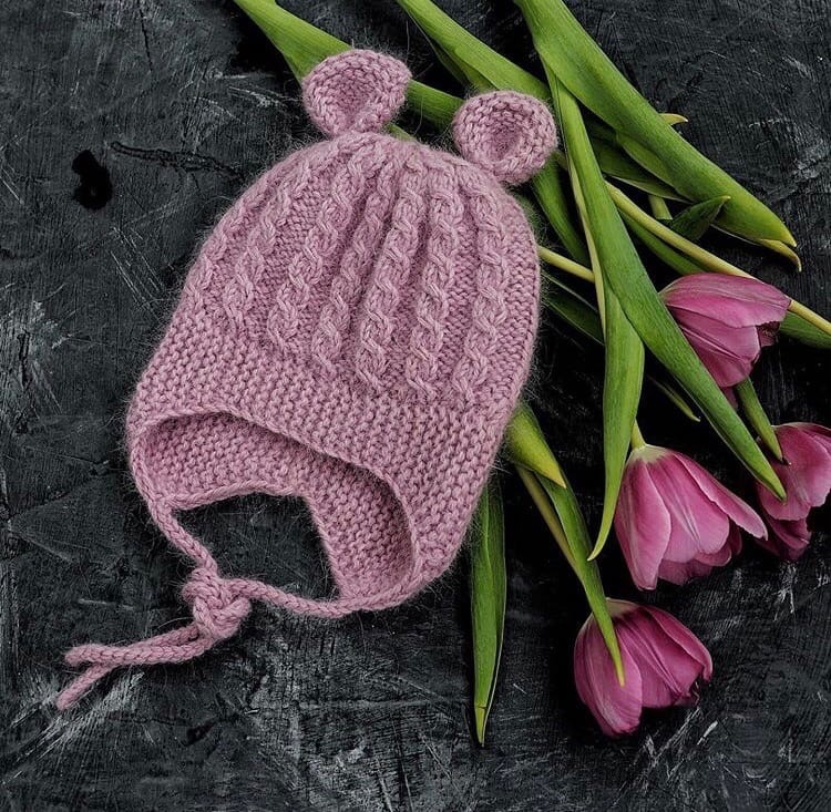 Косичковая шапка