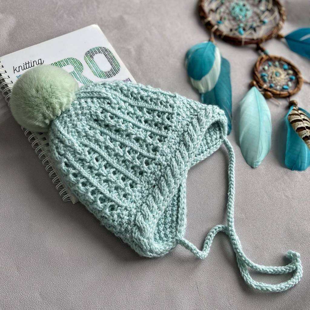 Двухслойная #openwork_hat