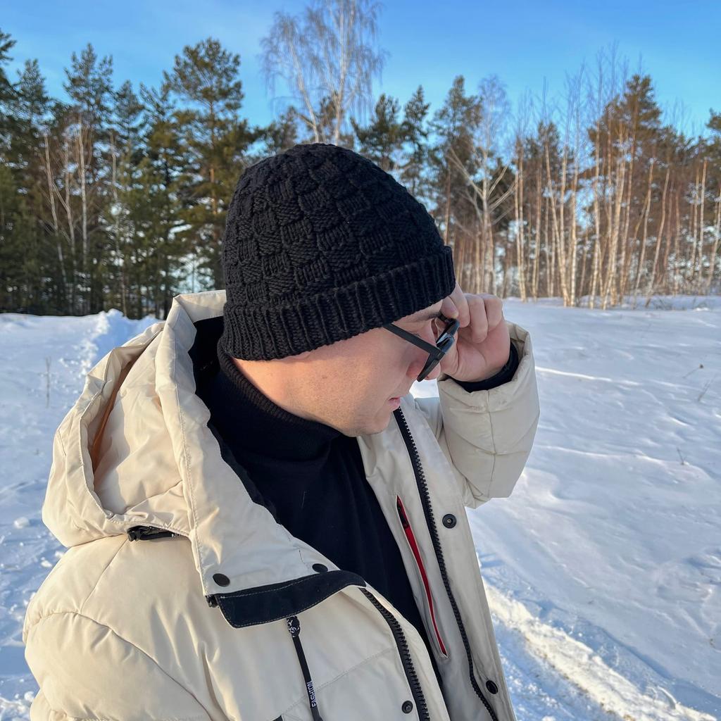 МК #шахматная_шапка_2