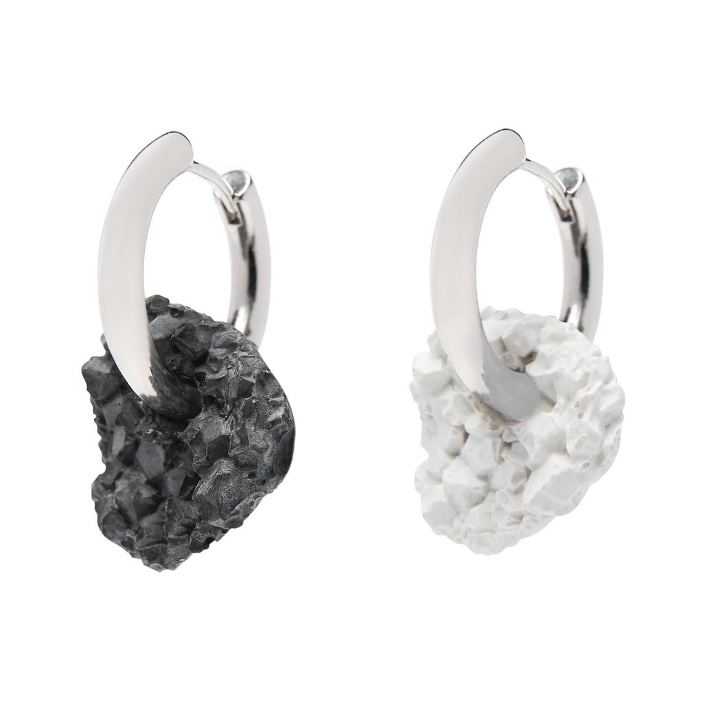 Серьги с подвесками "Колотый край"