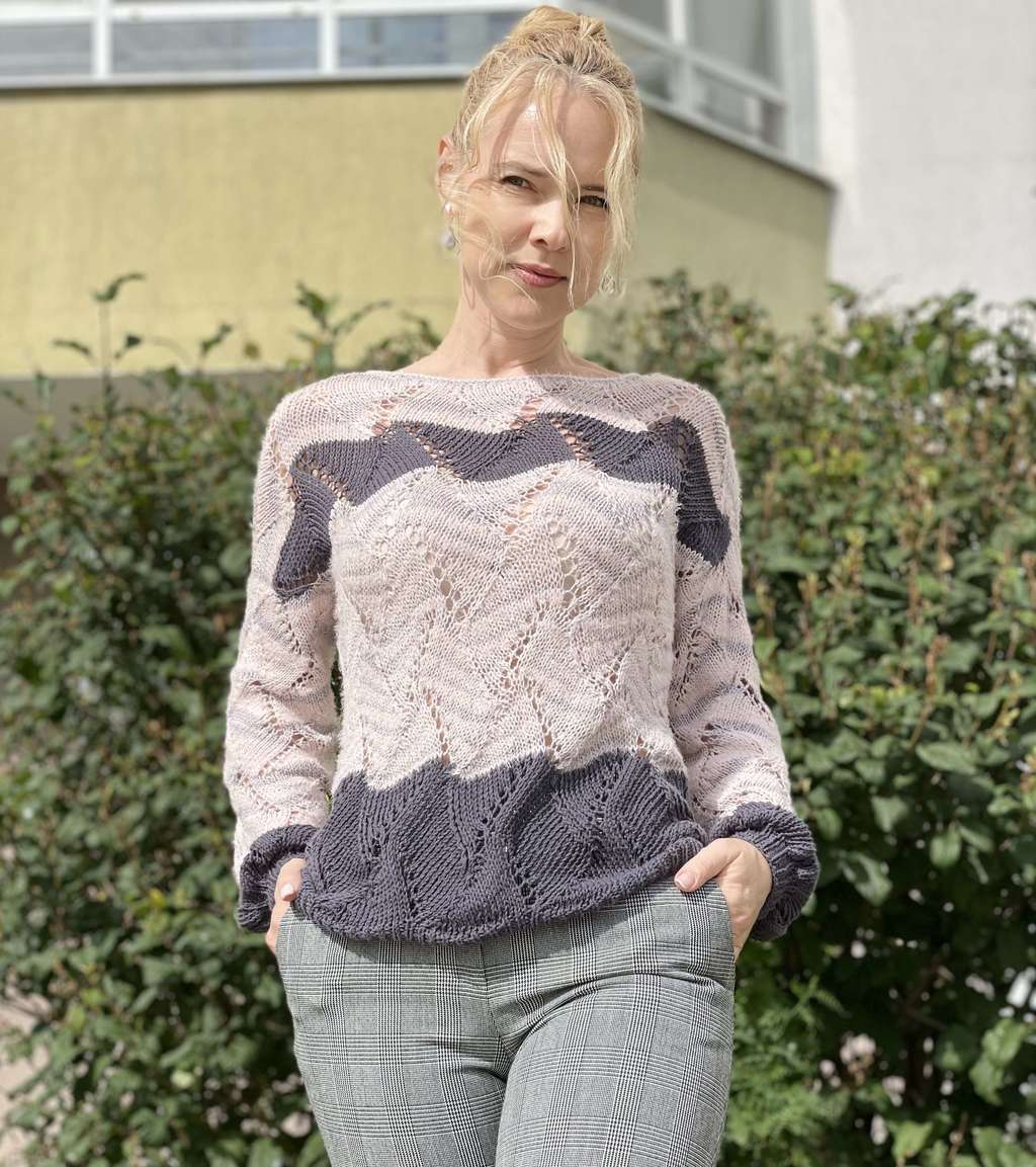 Мастер-класс Кофта Wave