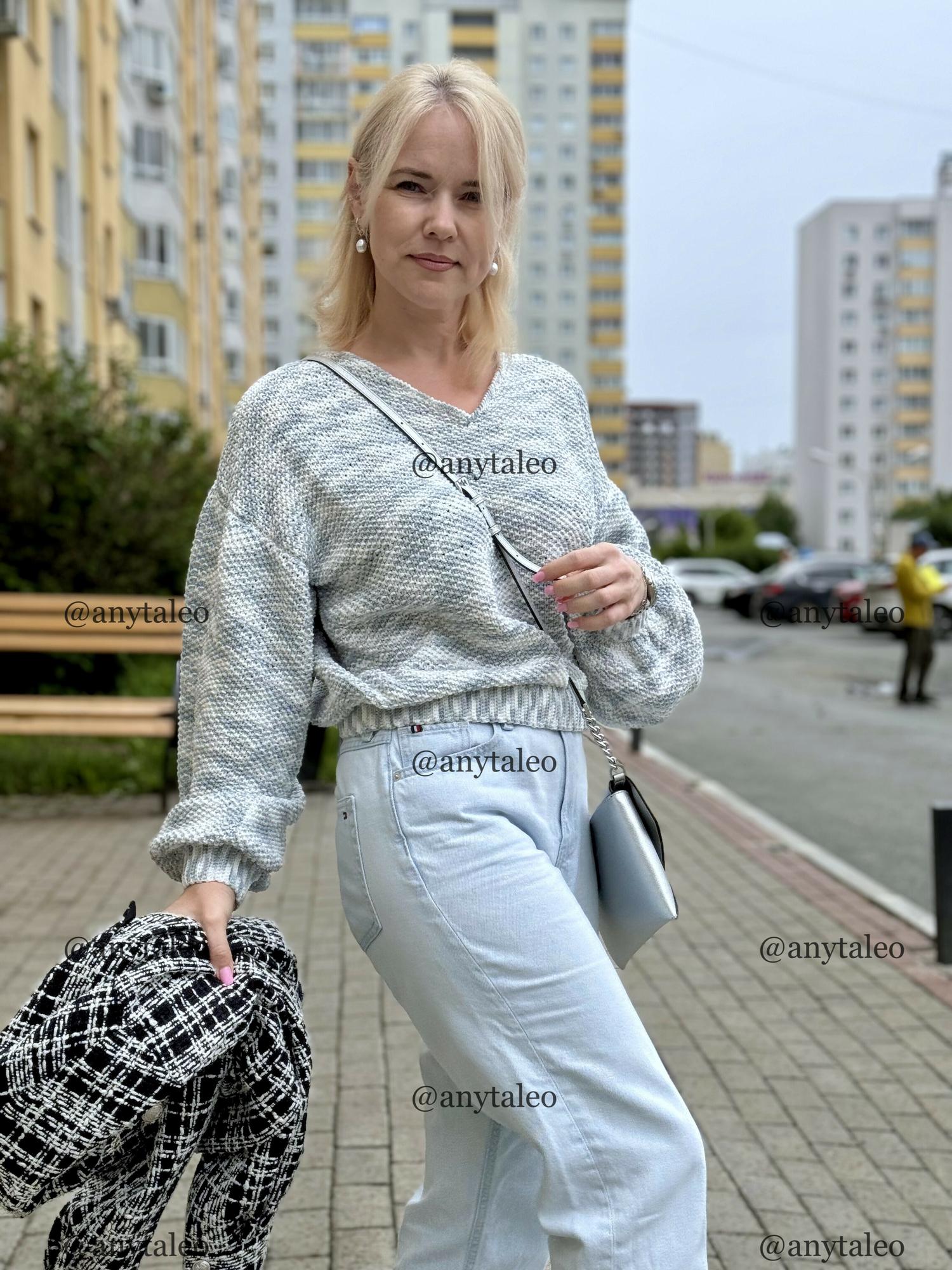 Совместное вязание в телеграмм Джемпер STONE