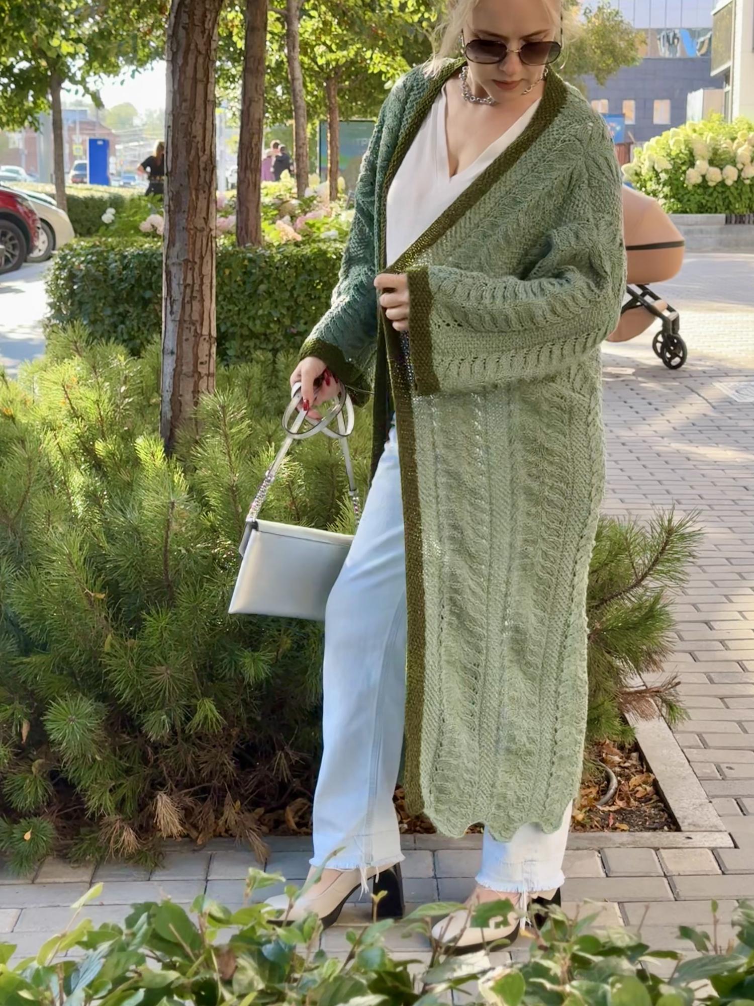 Совместное вязание в телеграмм Кардиган FOREST