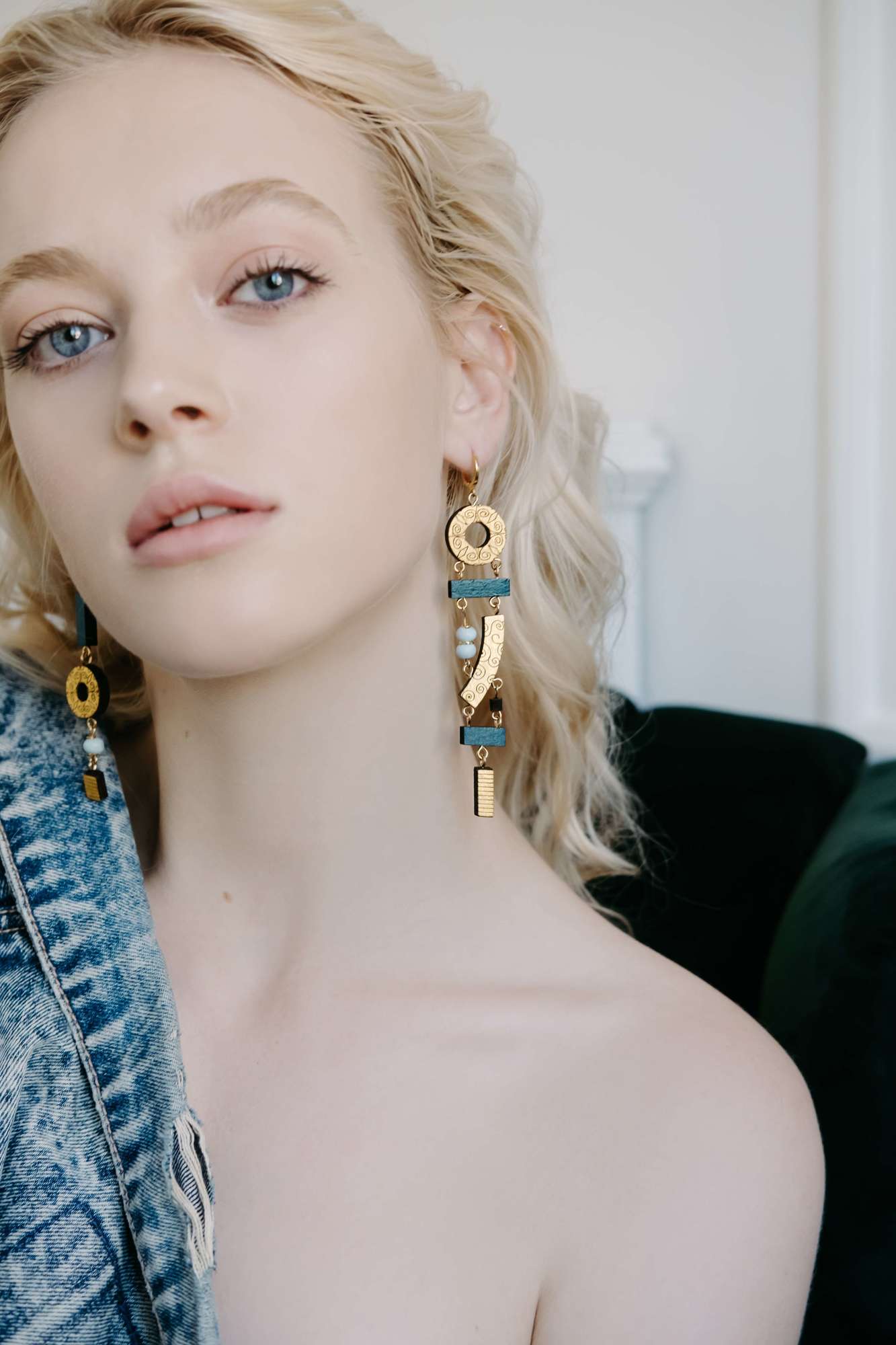 Асимметричные серьги №7