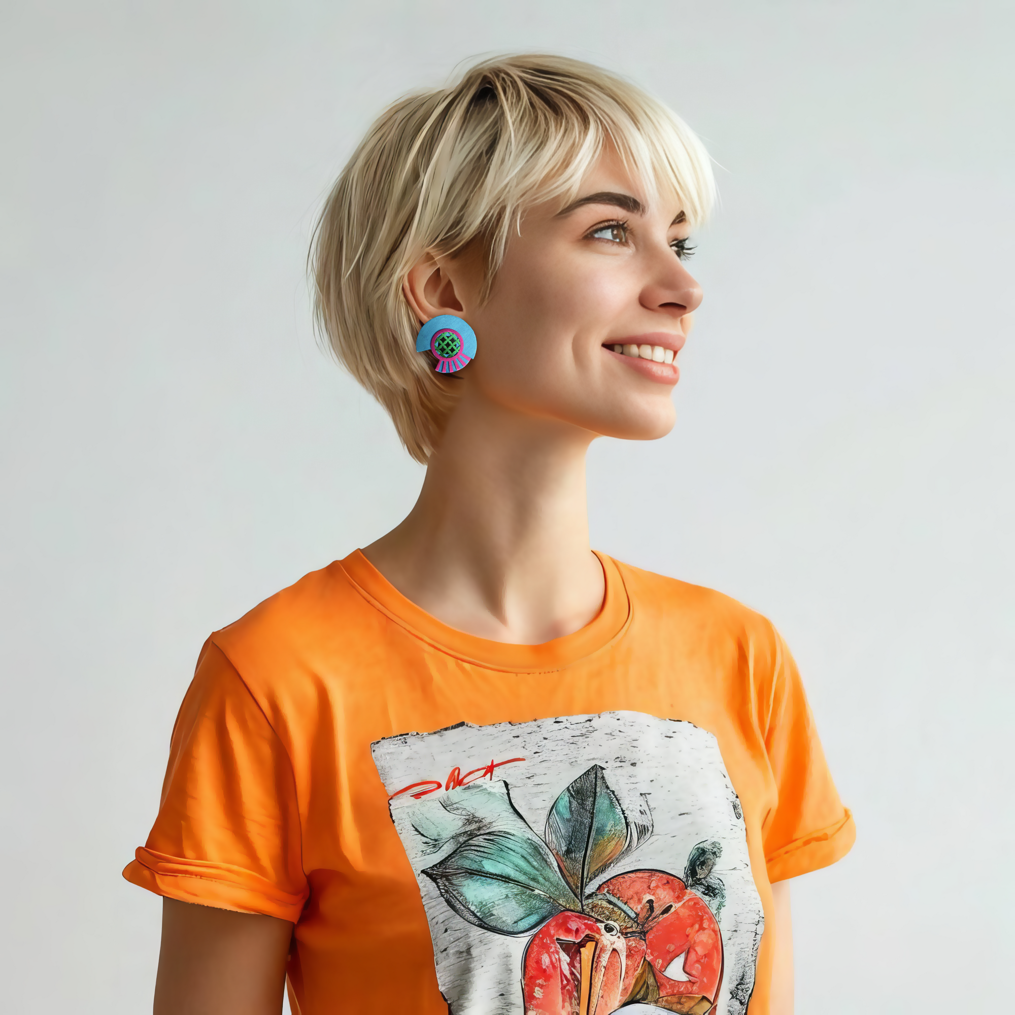 Серьги пусеты Неожиданный десерт