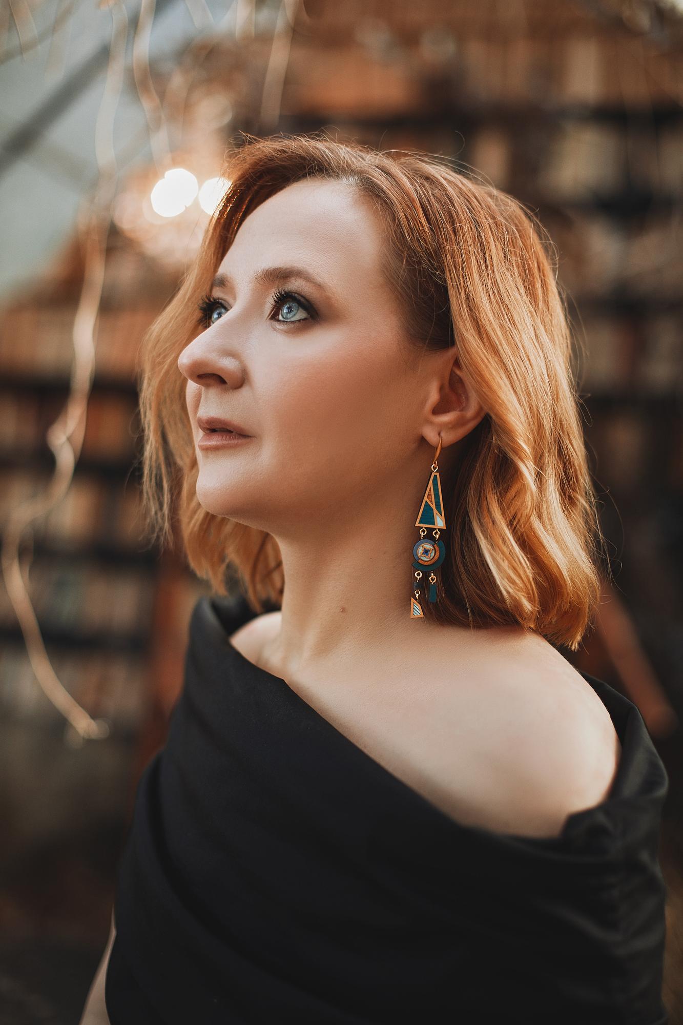 Асимметричные серьги №12