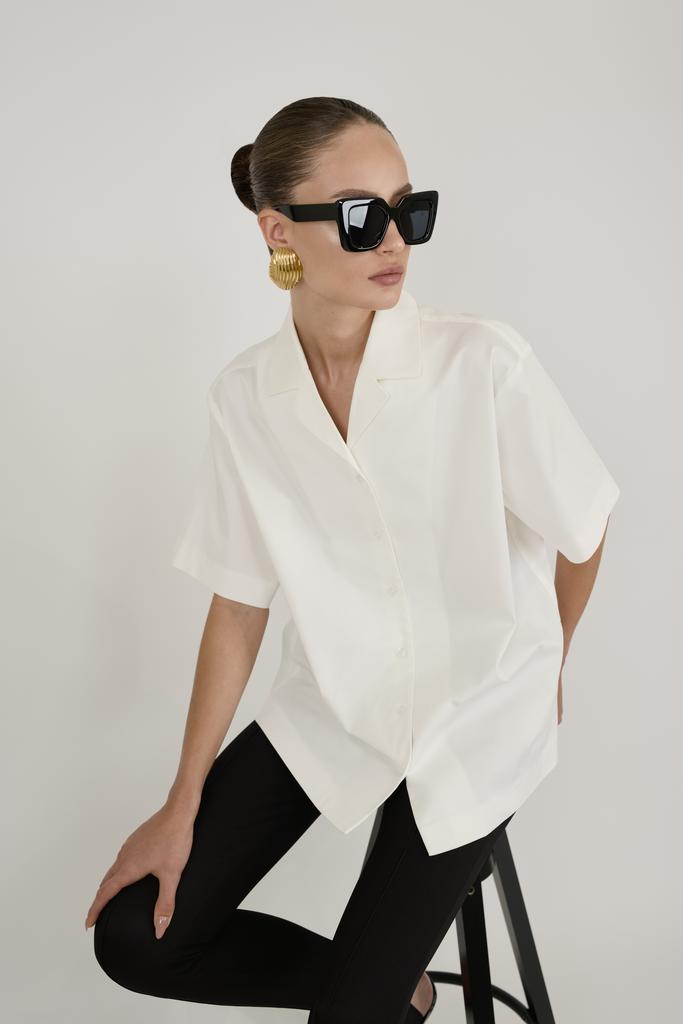 рубашка с коротким рукавом nega milk