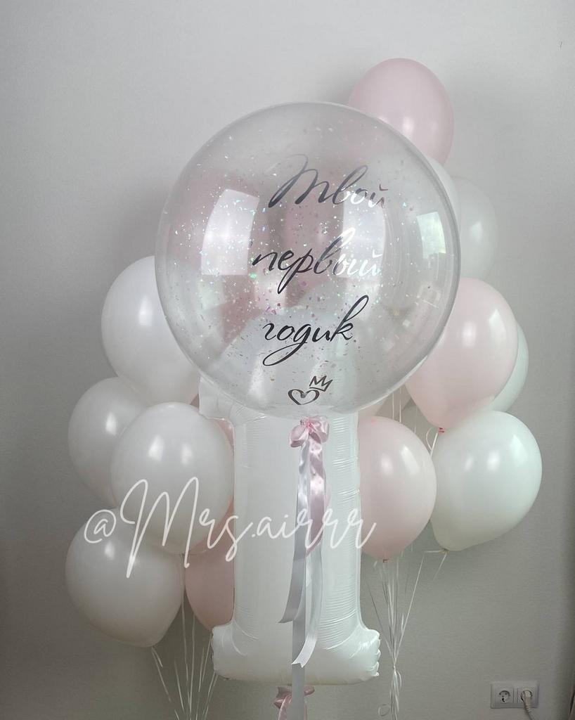 Белый и розовый набор