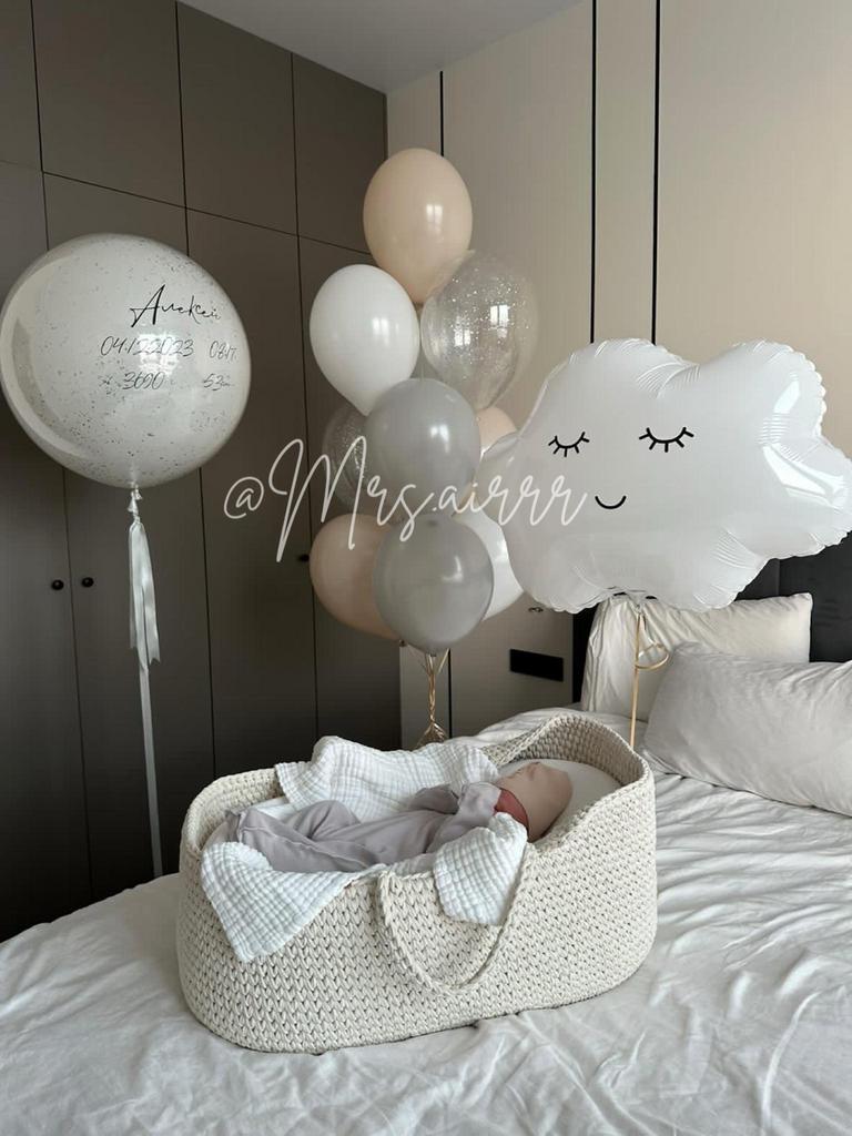 Набор «Бежево-серый на выписку»