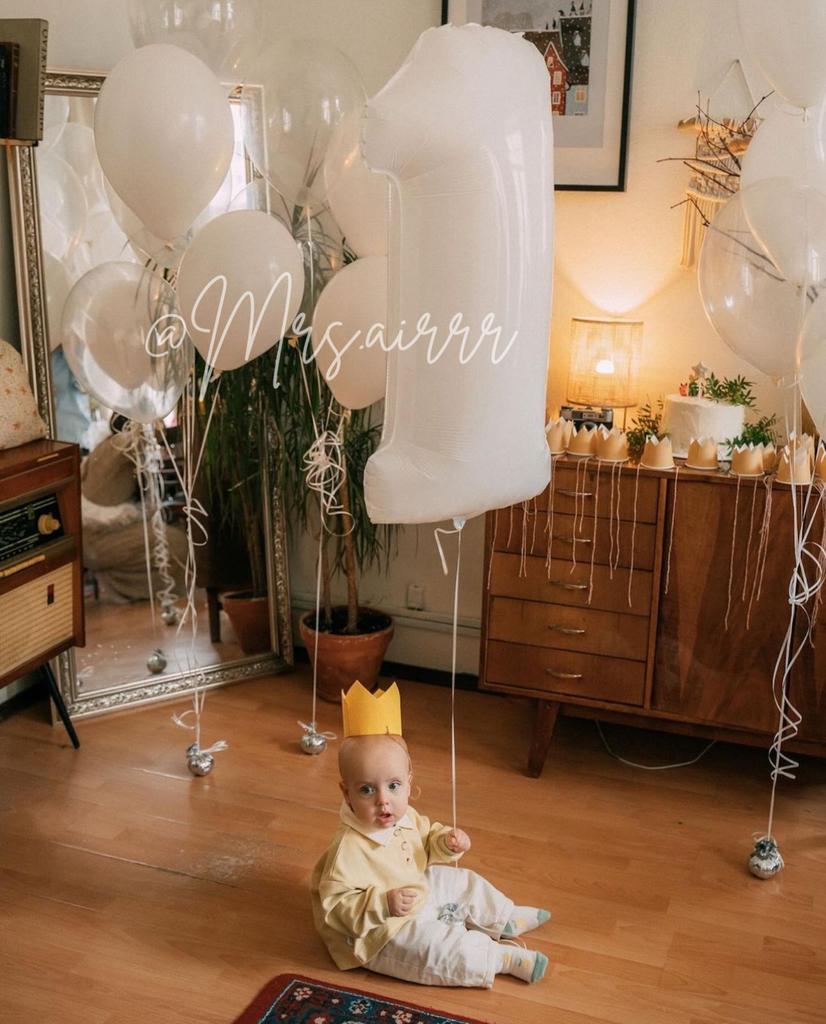 Набор «Кристаллы с белой цифрой»