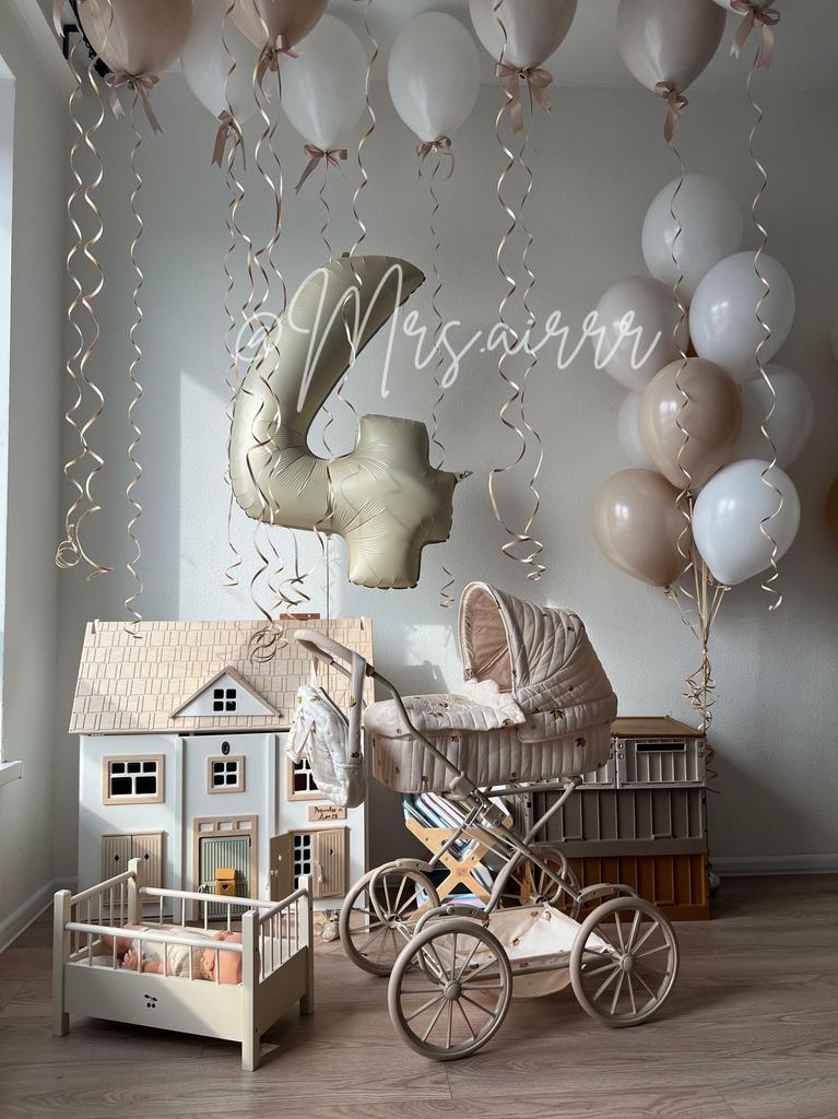 Набор «Бежевые дабл-стафф с бантиками»