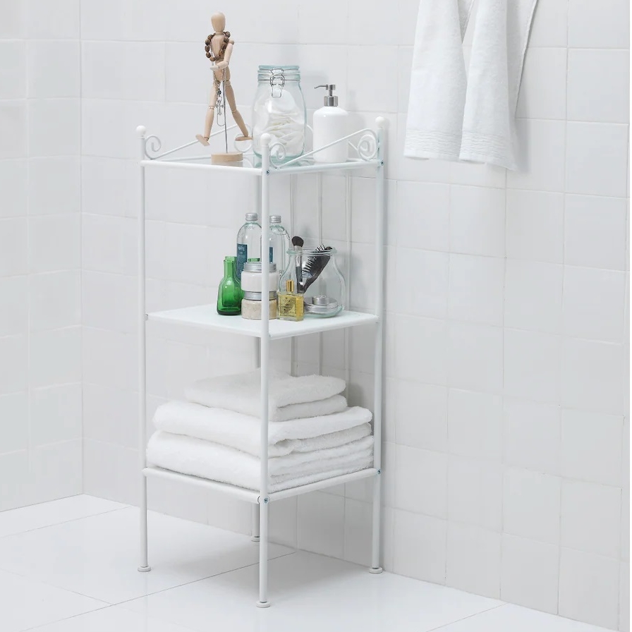 RÖNNSKÄR IKEA РЁНШЭР Стеллаж, белый 42x103 см  (ТОВАР ВЫШЕЛ ИЗ АССОРТИМЕНТА)