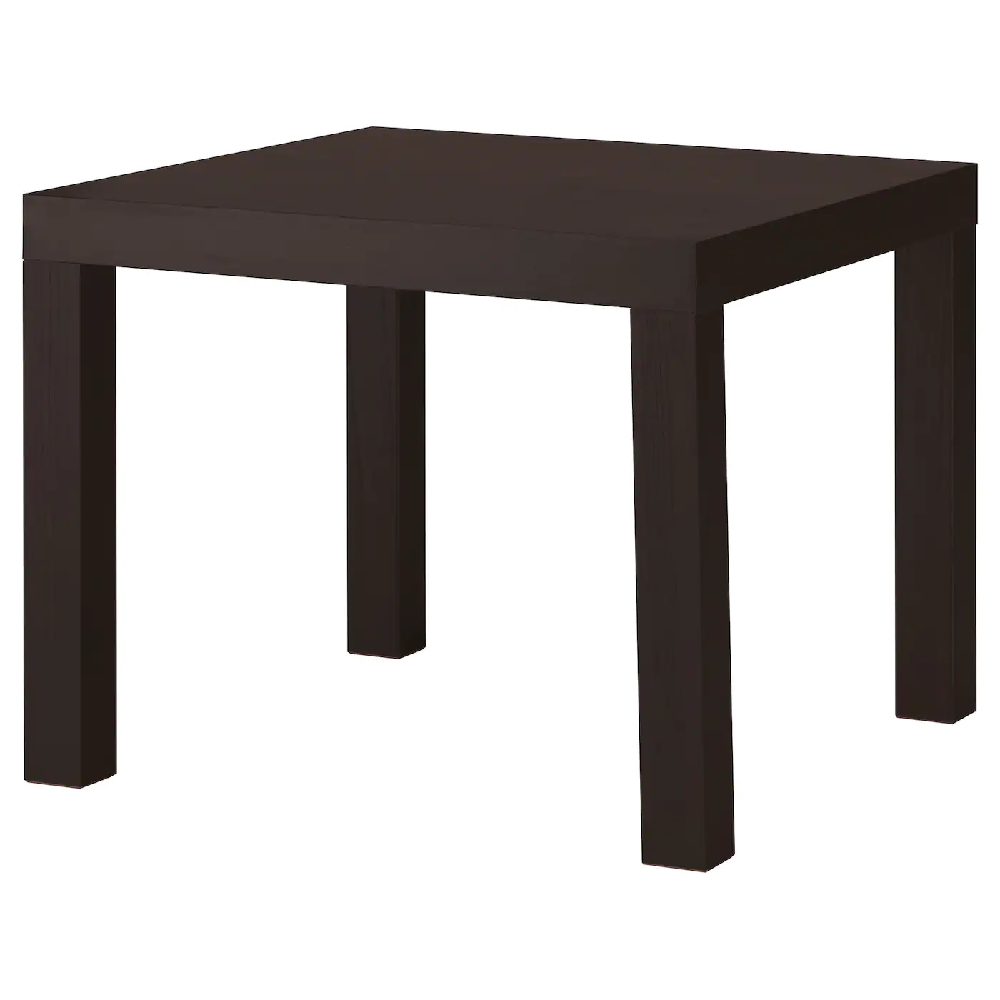 LACK IKEA Придиванный столик, черно-коричневый 55x55 см