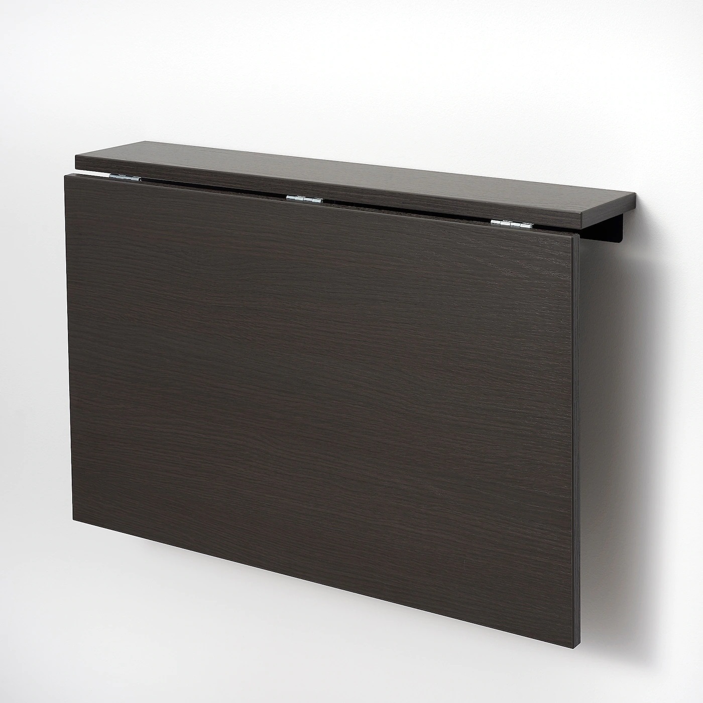 NORBERG IKEA Стол откидной стенного крепежа, черно-коричневый 74x60 см  (ТОВАР ВЫШЕЛ ИЗ АССОРТИМЕНТА)