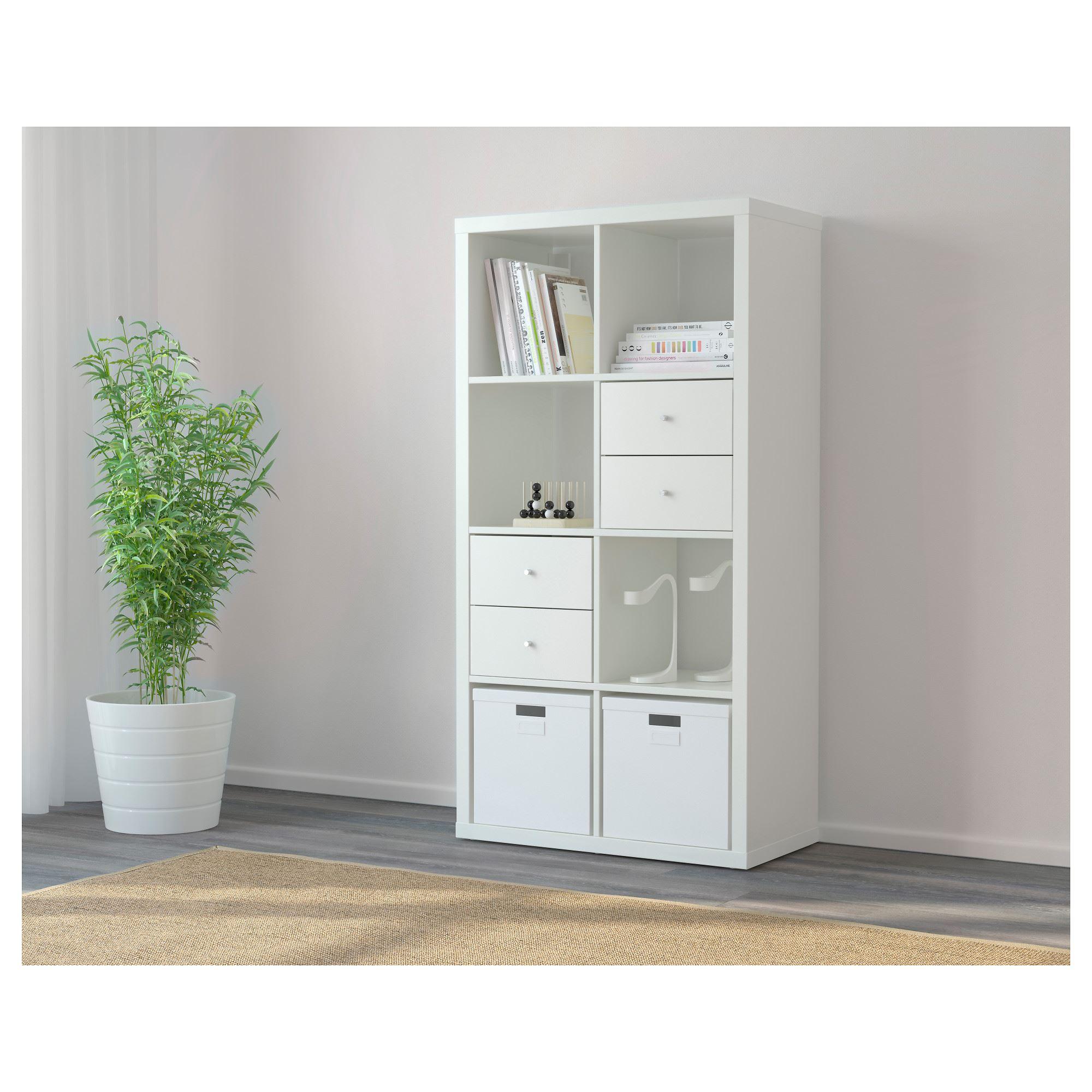 KALLAX IKEA КАЛЛАКС Стеллаж, белый77x147 см