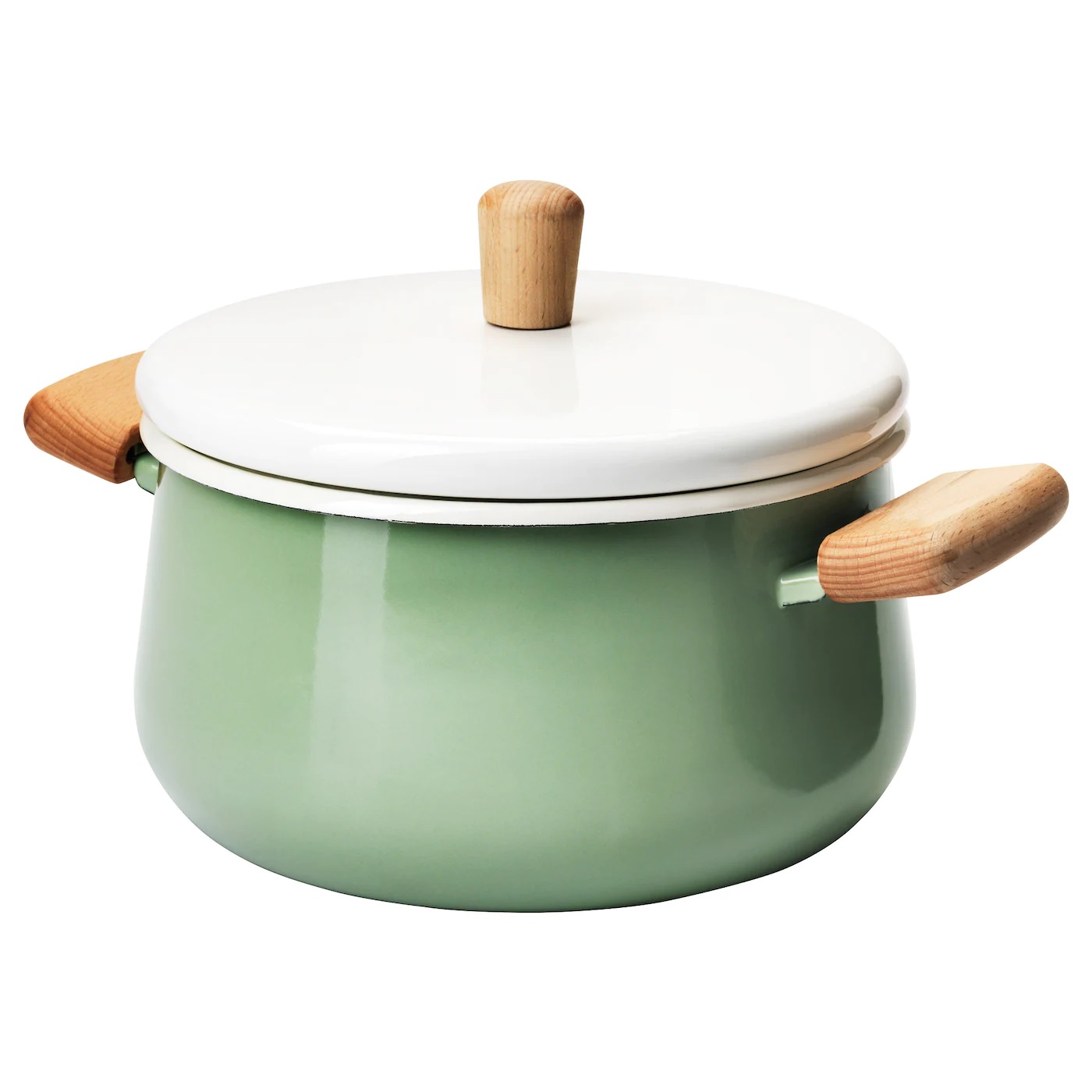 KASTRULL IKEA КАСТРУЛЛ Кастрюля с крышкой, зеленый3 л