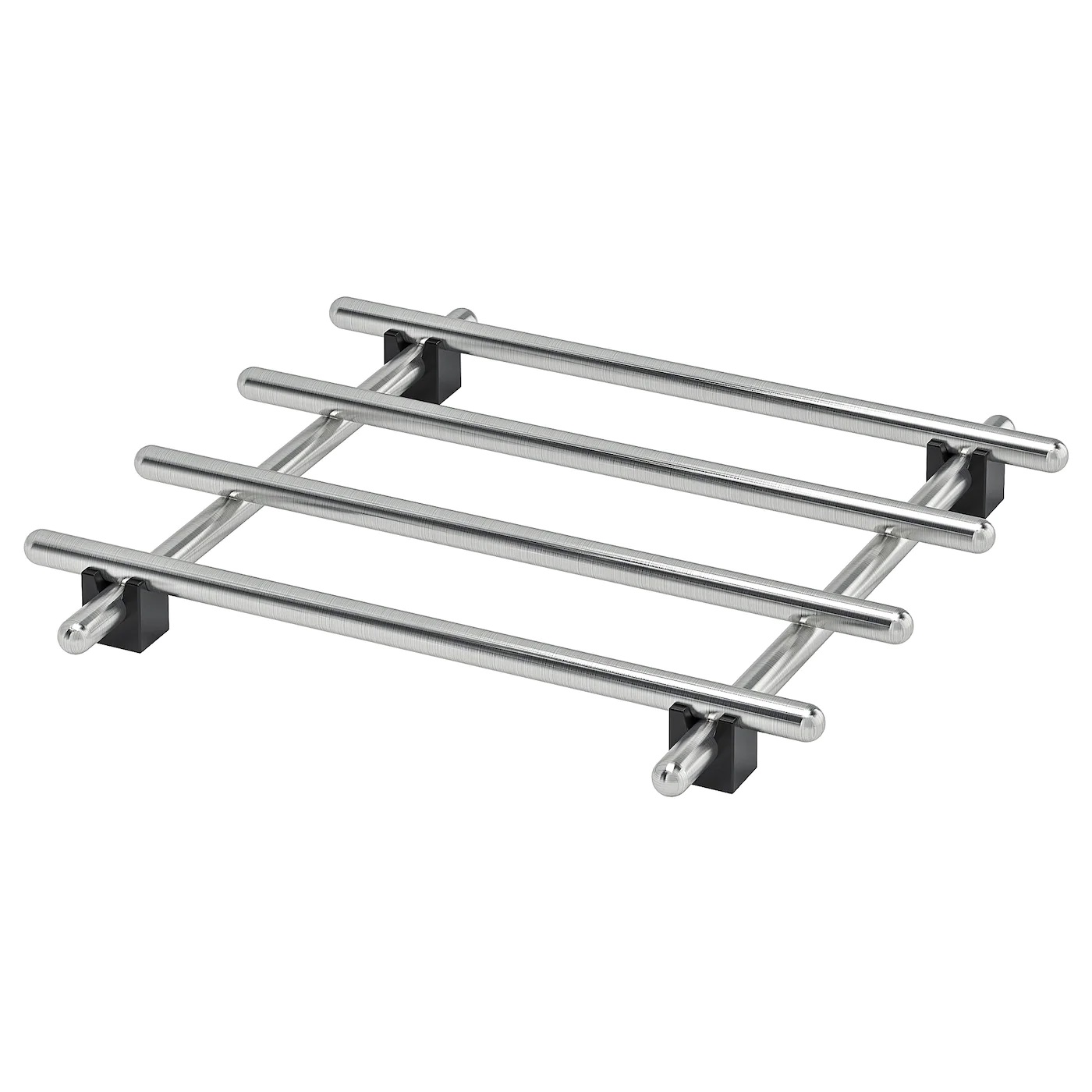 LAMPLIG IKEA ЛЭМПЛИГ Подставка под горячее, нержавеющ сталь, 18x18 см
