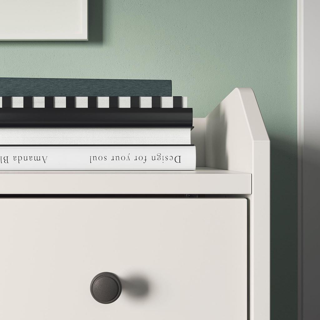 HAUGA IKEA ХАУГА Комод с 6 ящиками, белый138x84 см