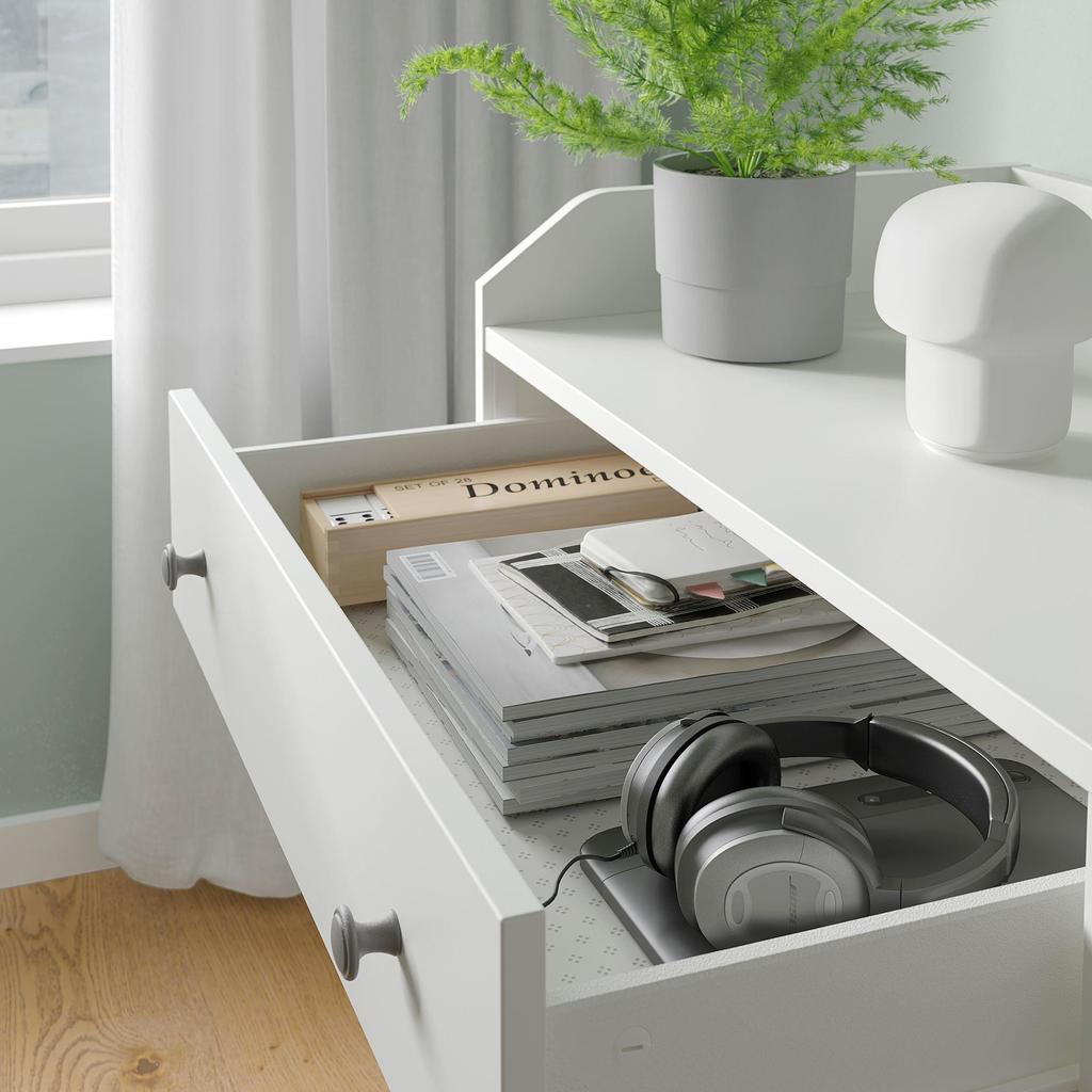 HAUGA IKEA ХАУГА Комод с 6 ящиками, белый138x84 см
