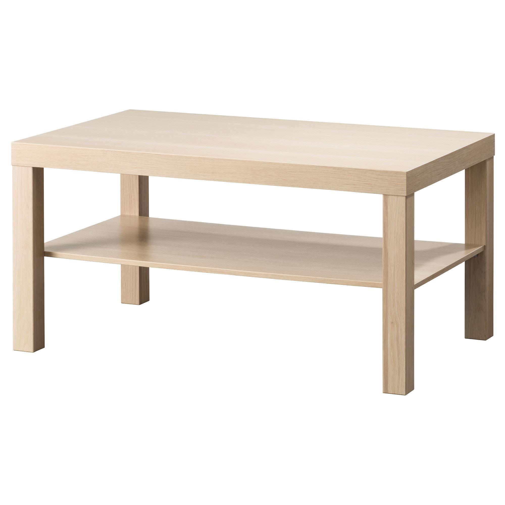 LACK IKEA Журнальный стол, под беленый дуб 90x55 см