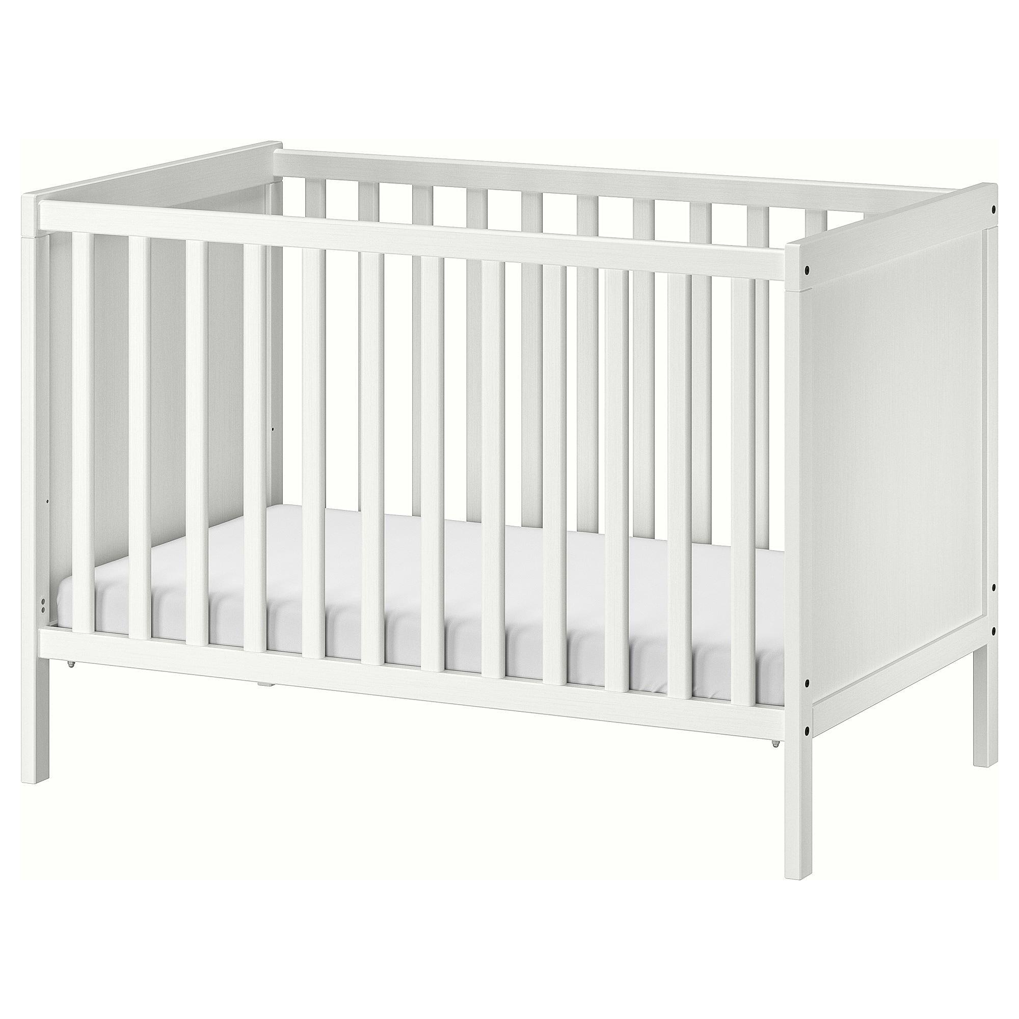 SUNDVIK IKEA Кроватка детская, белый 60x120 см