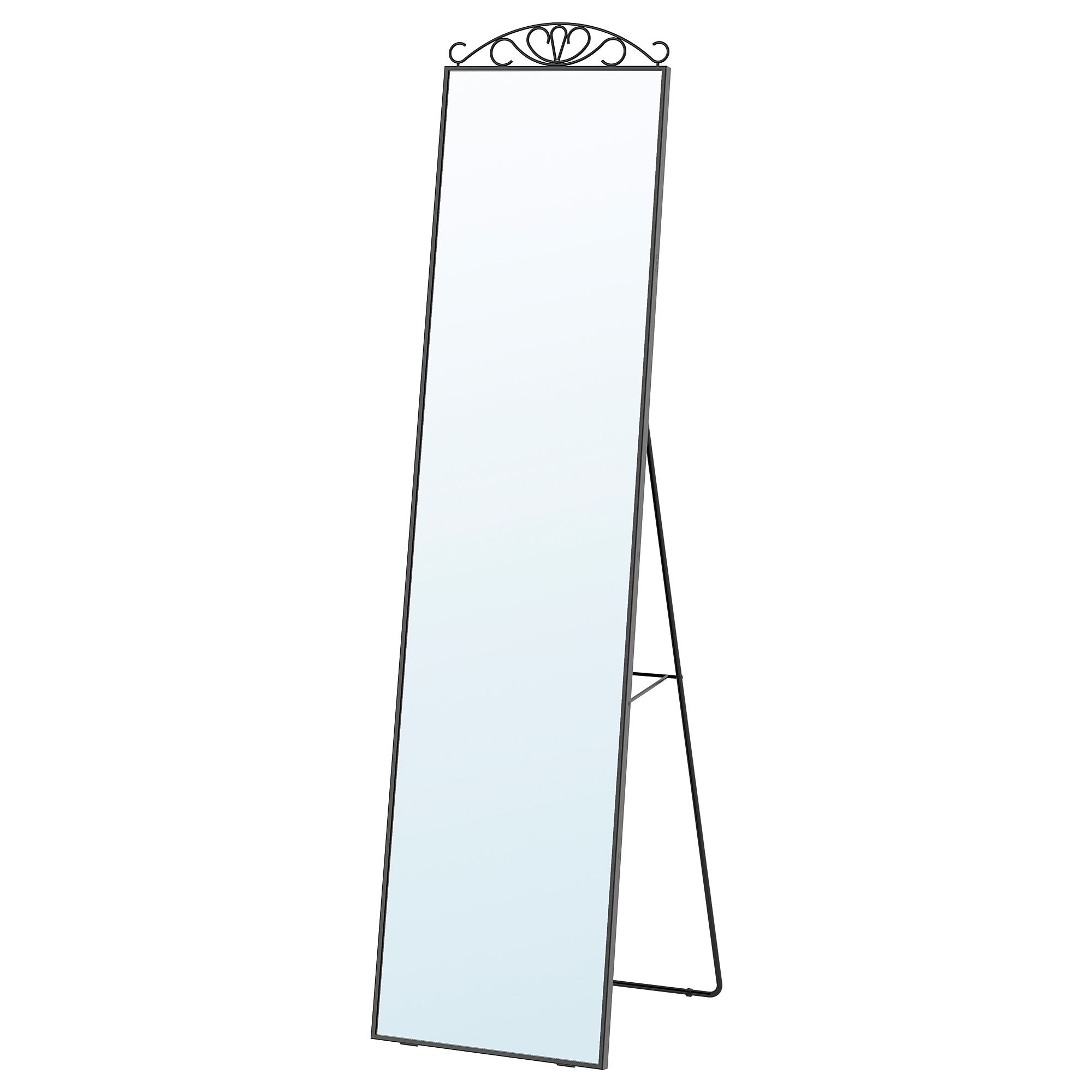 KARMSUND IKEA Зеркало напольное, черный 40x167 см
