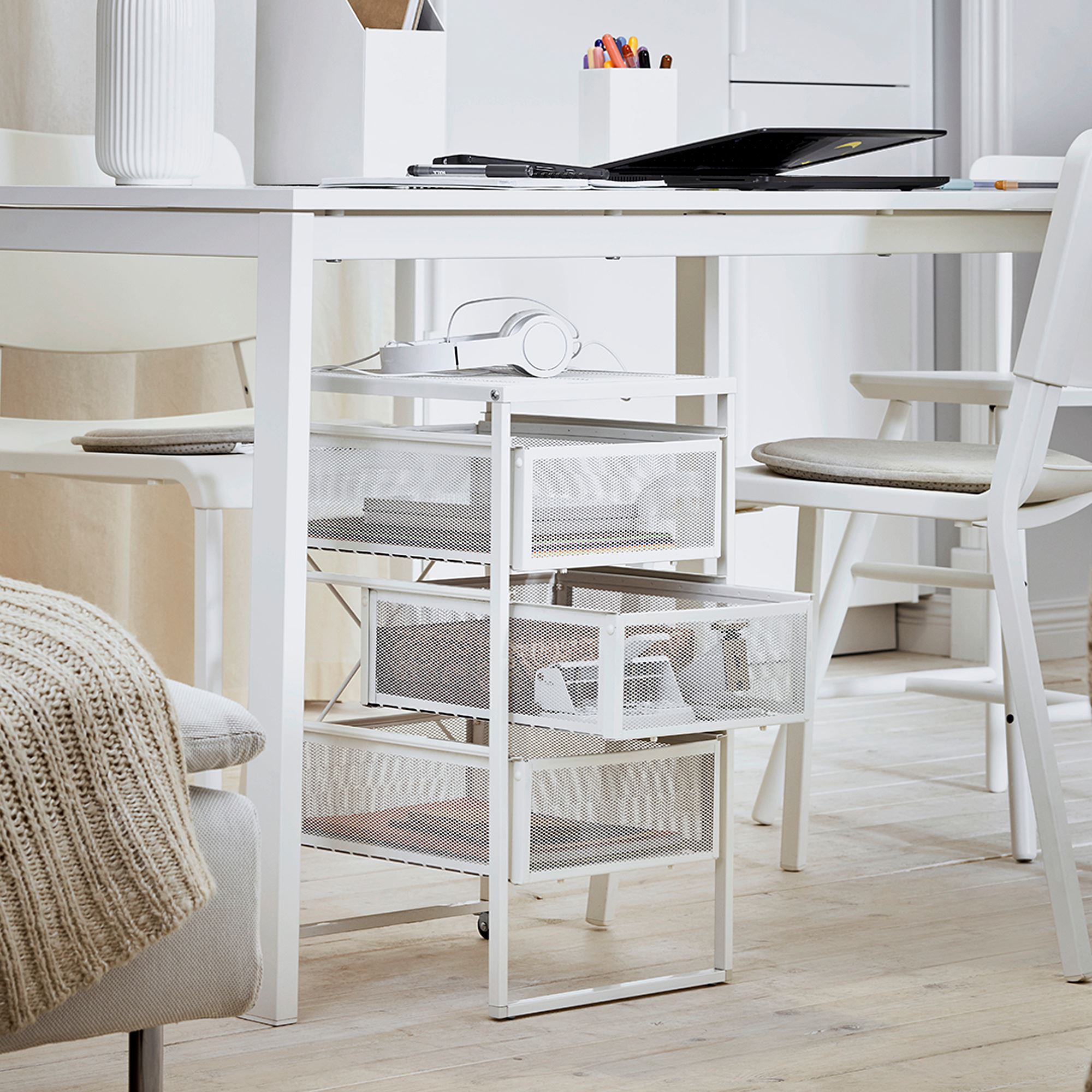 LENNART IKEA Тумба с ящиками, белый