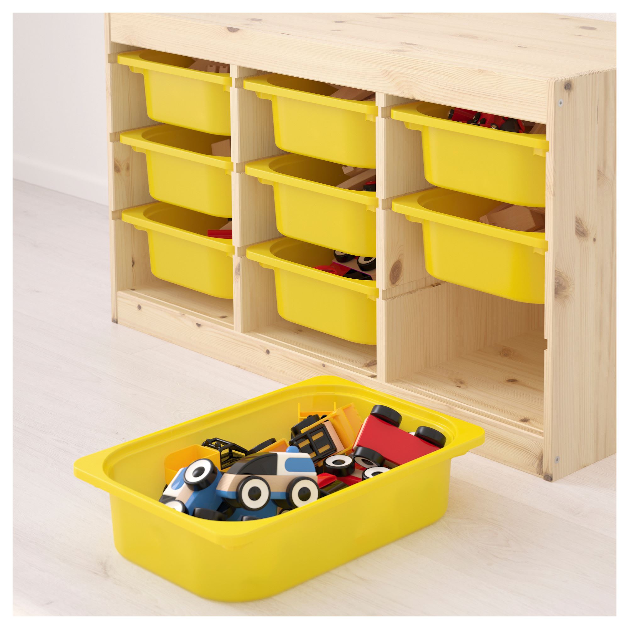 TROFAST IKEA Контейнер, желтый 42x30x10 см