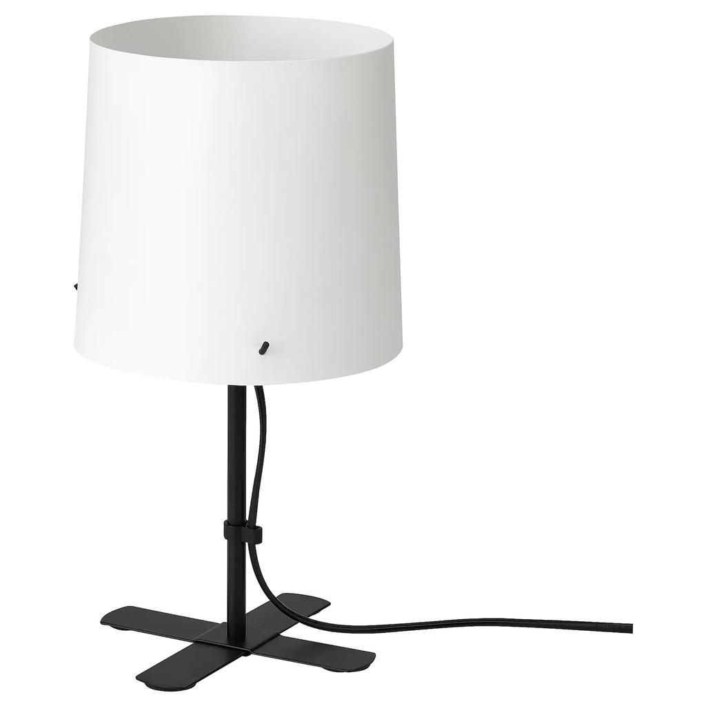 BARLAST IKEA Настольная лампа, черный/белый 31 см