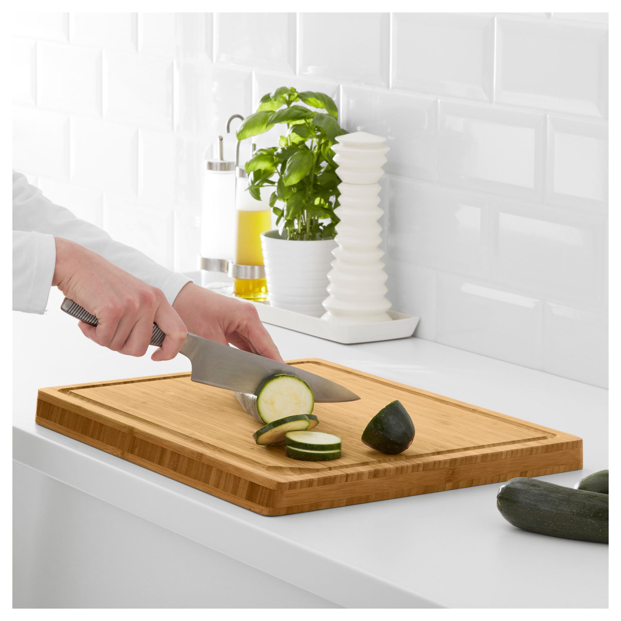 APTITLIG IKEA АПТИТЛИГ Доска для разделки мяса, бамбук, 45x36 см