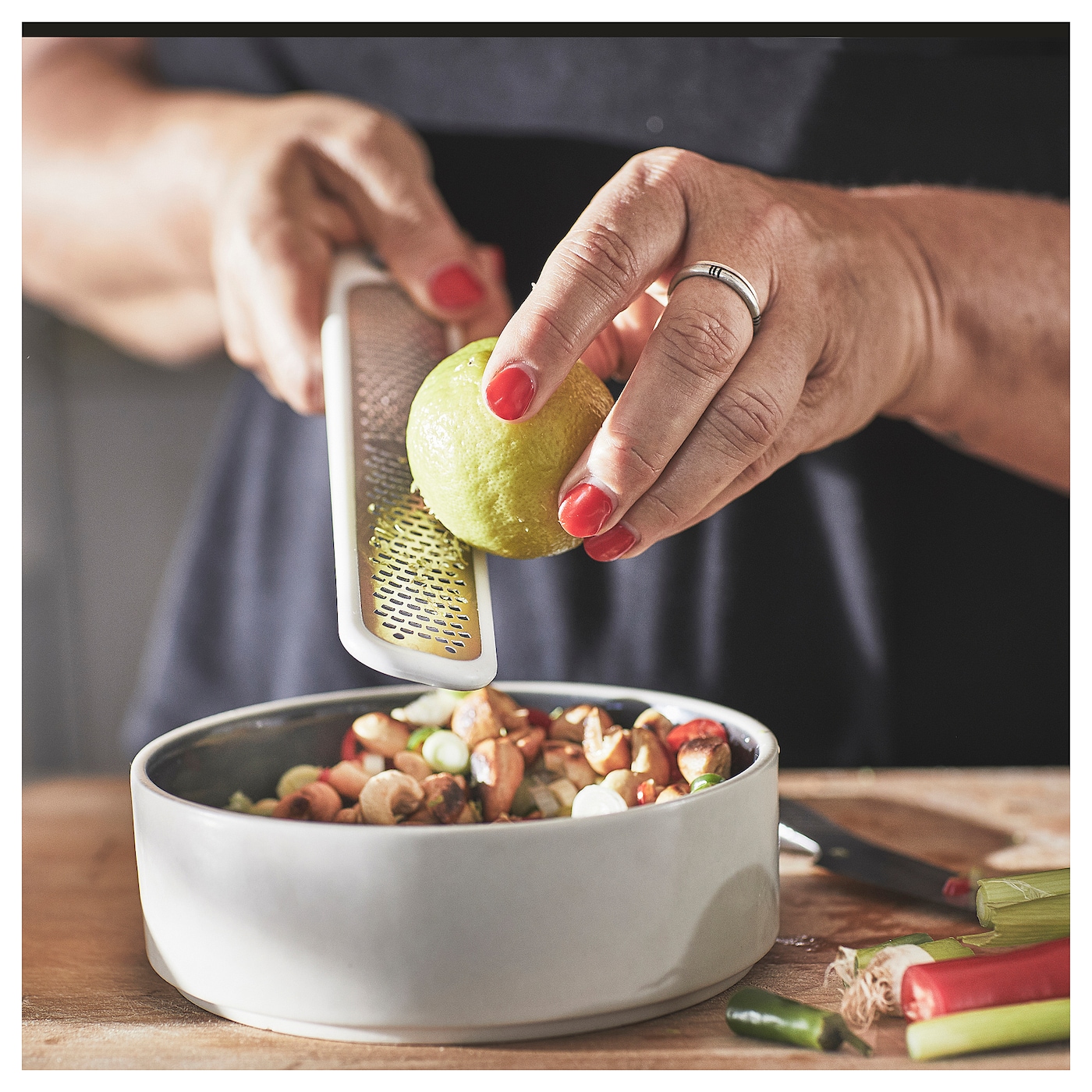 UPPFYLLD IKEA УППФИЛЛД Терка, белый с оттенком