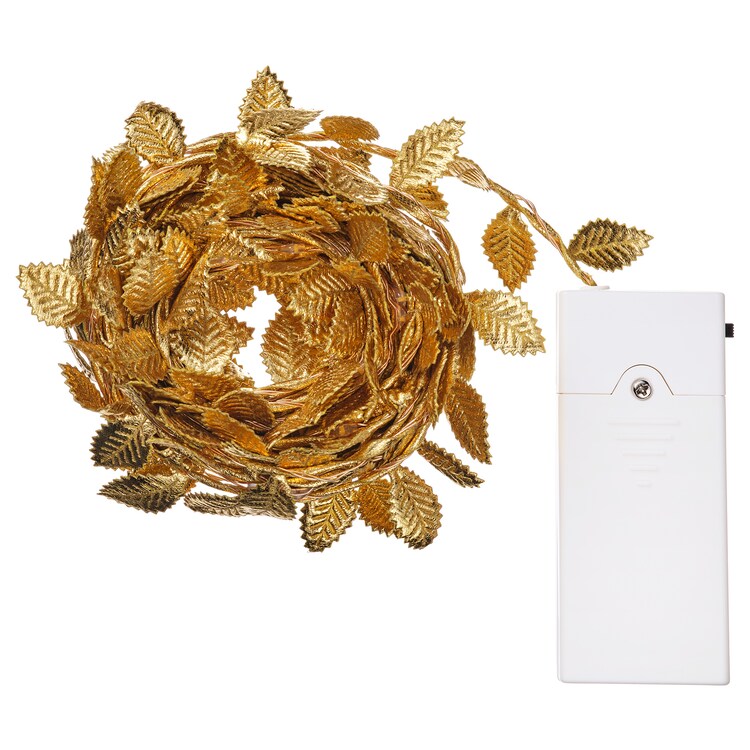 STRALA IKEA Светодиодная гирлянда, 40 светодиодов золотой цвет